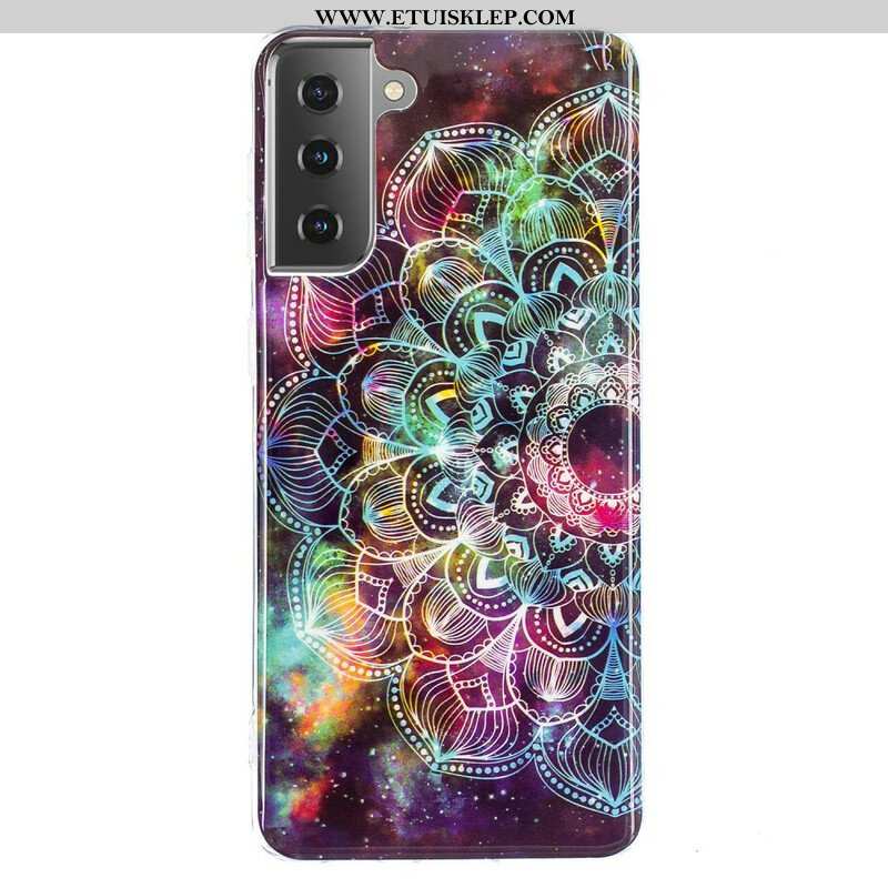 Futerały do Samsung Galaxy S21 5G Fluorescencyjna Seria Kwiatowa